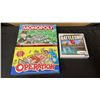 Image 1 : 3 BRAND NEW SEALED BOARD GAMES - MONOPOLY, BATTLESHIP, AND OPERATION