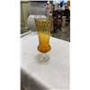 Image 4 : GLASS OVERLAY PLATES AND ART GLASS VASE