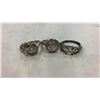 Image 3 : CASE OF 12 RINGS AND 8 RINGS IN SINGLE CASES