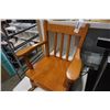 Image 2 : KIDS ROCKING CHAIR AND 2 LEATHER LOOK STOOLS