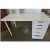 Image 2 : WHITE 5 DRAWER PEDESTAL DESK