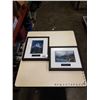 Image 1 : 2 FRAMED PRINTS BY MAX JACQUIARD "A CAMPFIRE IN HARDTIMES" AND "DOMINION AT MASSIVE MOUNTAIN"