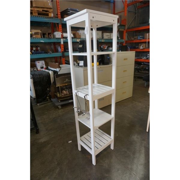 WHITE 4 TIER SHELF