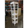 Image 1 : WHITE 4 TIER SHELF