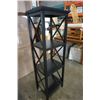 Image 2 : 54 INCH TALL BLACK SHELF