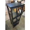 Image 3 : 54 INCH TALL BLACK SHELF