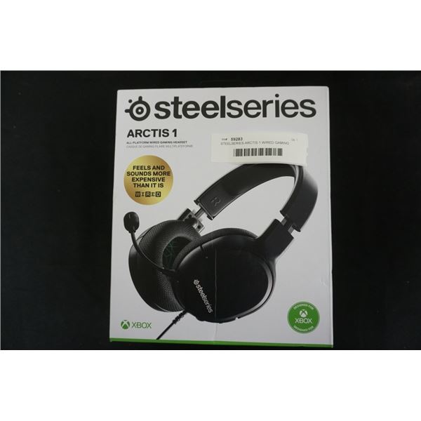 STEELSERIES ARCTIS 1 WIRED GAMING HEADSET - TESTED WORKING RETAIL $54.99