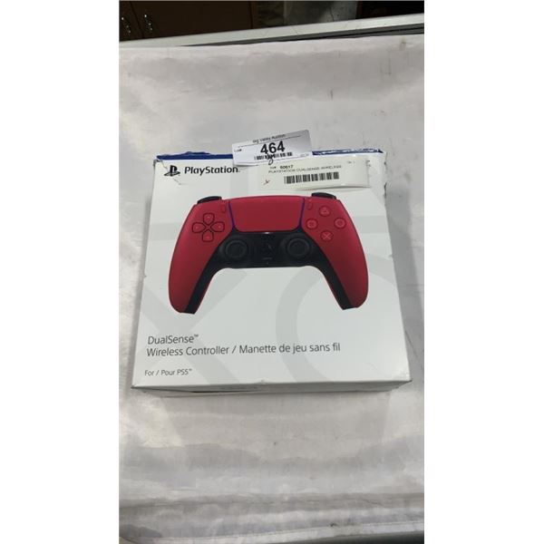 PLAYSTATION DUALSENSE WIRELESS CONTROLLER, RED - TESTED WORKING, RETAIL $79.99