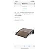 Image 1 : 40" X 40" Outdoor Polycarbonate Front Door Window Awning Canopy-Brown