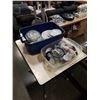 Image 1 : 2 BINS OF DISHWARE, TEACUPS AND SAUCERS