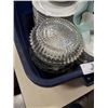 Image 4 : 2 BINS OF DISHWARE, TEACUPS AND SAUCERS