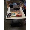 Image 1 : CD BOOMBOX WITH JFK BOOK, HARD BOOKS AND LUNCH KIT