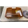 Image 2 : FENWICK TACKLE BOX WITH AUTOGRAPH BOOKS, MINI TELESCOPE AND PLATE