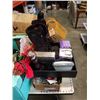 Image 3 : 3 BOXES AND BASKET OF CHRISTMAS LIGHTS, XMAS DECOR, ESTATE GOODS