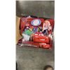 Image 3 : 2 BOXES OF KIDS SHIRTS, ICE SKATES, TOYS