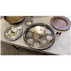 Image 5 : VINTAGE BRASS BED WARMER, BLOWTORCH, COPPER PLATE AND SILVER PLATE COLLECTIBLES