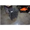 Image 2 : 3 DRAWER DECORATIVE STAND WITH FLIP TOP AND 3 DRAWER WIRE ORGANIZER