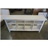 Image 1 : WHITE SHELF - 5 FOOT 2 INCHES WIDE X 30 INCHES TALL