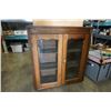 Image 1 : BARRON FURNITURE CO VINTAGE GLASS DOOR CABINET