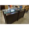 Image 3 : MODERN 6 DRAWER GLASSTOP SERVER