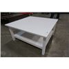 Image 2 : WHITE IKEA COFFEE AND ENDTABLE