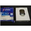 Image 1 : MICROSOFT BLUETOOTH 4 WAY SCOLL MOUSE AND WRITEABLE BLUE RAY DISCS RETAIL $70