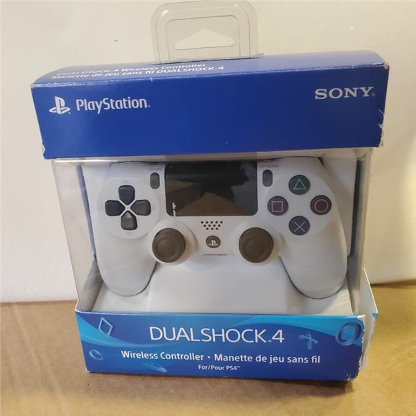 AS NEW PLAYSTATION 4 WIRELESS DUAL SHOCK 4 CONTROLLER - WHITE