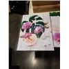 Image 2 : 12 NEW PURPLE FLOWER CANVAS PRINTS