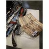 Image 3 : LOT OF BELTS AND PADDED COAT HANGERS