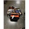Image 1 : TRAY OF CDS, TRAY OF SHOES AND JOB ROCKER MAX - SHUTS OFF AFTER SHORT TIME