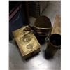 Image 2 : COAL SCUTTLE WITH TOOLS, BRASS BOX AND UMBRELLA STAND