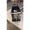 Image 2 : Kalorik Pro 4.2 Quart Triple-Basket Deep Fryer with Oil Filtration Tested and Working Retail $200