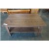 Image 1 : MODERN WALNUT FINISH COFFEE TABLE
