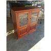 Image 1 : 4 FT 4 DOOR CABINET WITH 2 GLASS DOORS