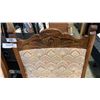 Image 3 : 2 VINTAGE  WOOD FRAMED ARMCHAIRS
