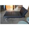 Image 2 : MODERN BLACK CLICK CLACK CHAISE / BENCH