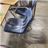 Image 2 : 2 KIDS SCHOOL DESKS WITH ATTACHED CHAIR