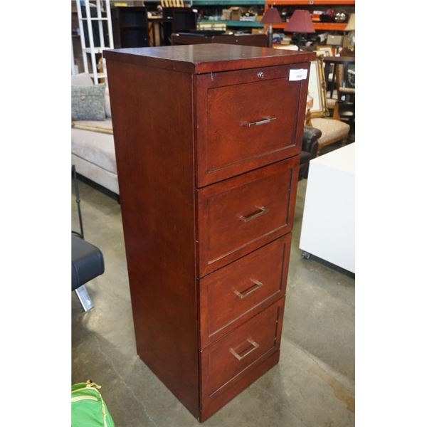 MODERN 4 DRAWER FILING CABINET