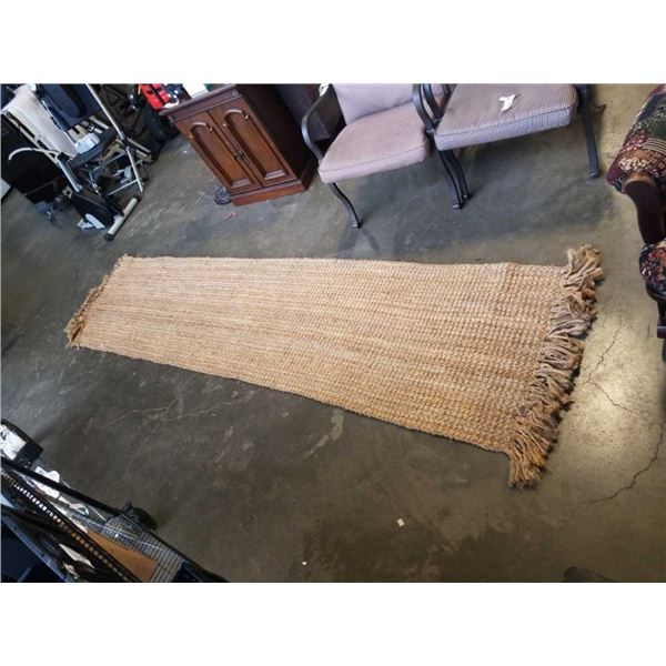 30 INCH WIDE WOVEN CARPET RUNNER, 10 FOOT LONG