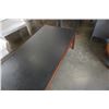 Image 2 : DE LA ESPADA SLATE TOP COFFEE TABLE - RETAIL $1800 CHIPS ON EDGE OF STONE