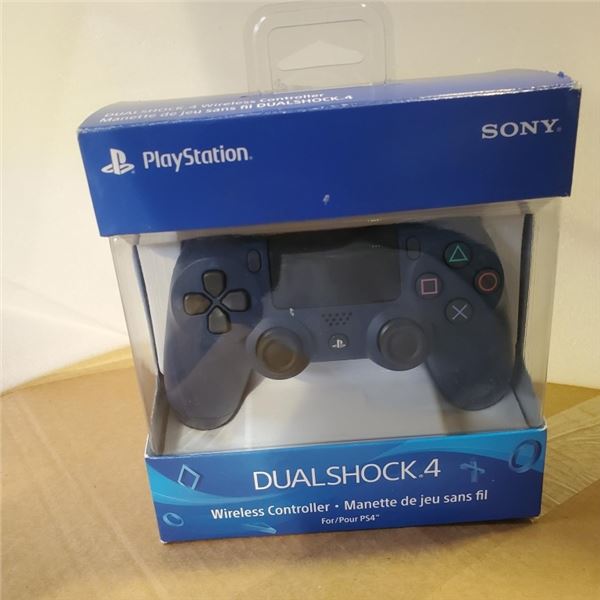 AS NEW PLAYSTATION 4 WIRELESS DUAL SHOCK 4 CONTROLLER - BLUE