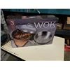 Image 1 : NEW WOK STAINLESS STEAMER WITH LID INDUCTIOON READY RETAIL $90