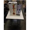 Image 1 : HALF YARD OF ALE GLASS AND LIQUOR GAS PUMP