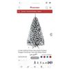 Image 1 : Costway 6 Feet Artificial Snow Decorated Flocked Hinged Christmas Tree with Metal Stand Retail $170