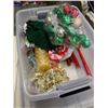 Image 7 : 3 TOTES OF CHRISTMAS DECOR