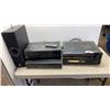 Image 1 : ONKYO TX-SR706 HOME THEATER RECEIVER AND DVD PLAYER, TAPE PLAYER AND SPEAKER