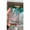 Image 4 : 2 BOXES OF CRYSTAL PINWHEEL GOBLETS AND GLASSES