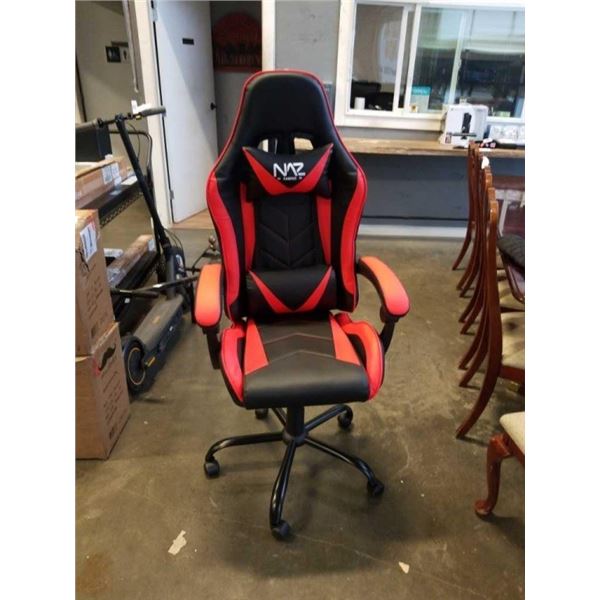 NAZ PRO SERIES ERGANOMIC GAMING RED/BLACK GAMING CHAIR