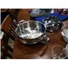 Image 2 : AS NEW WOK STAINLESS STEAMER WITH LID INDUCTIOON READY RETAIL $90