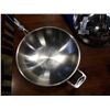 Image 4 : AS NEW WOK STAINLESS STEAMER WITH LID INDUCTIOON READY RETAIL $90